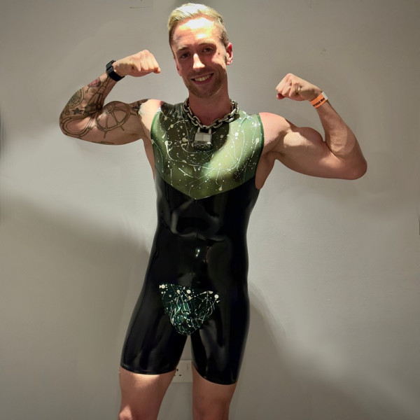 C-Splash Sleeveless Suit with codpiece